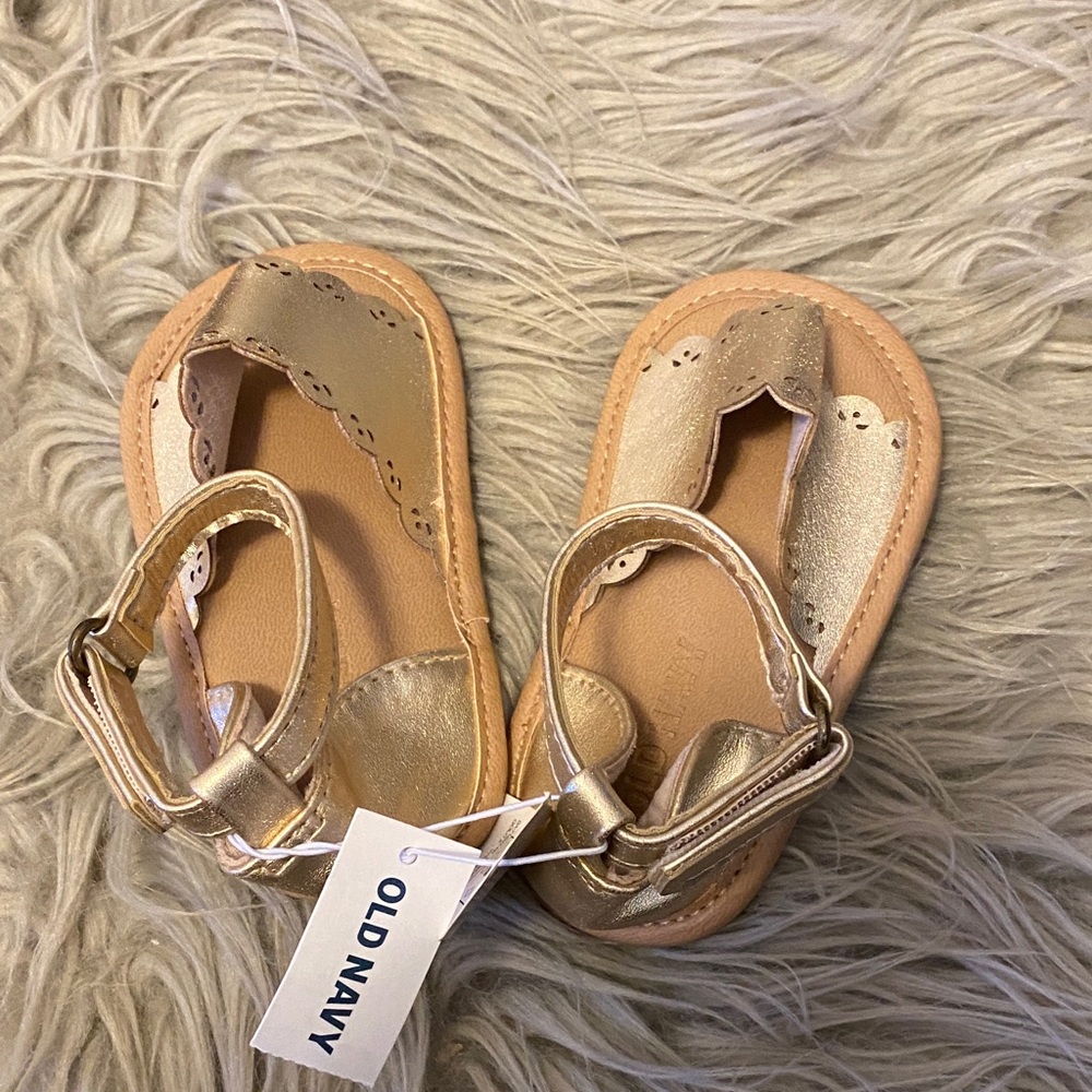 Old Navy Metallic Kids Sandals